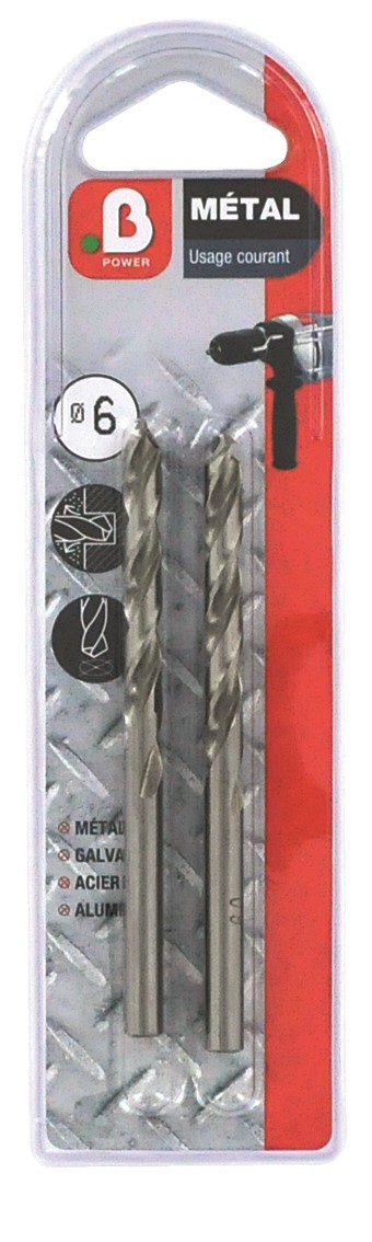 2 Forets métaux Ø2 L170 x 50 mm - INVENTIV