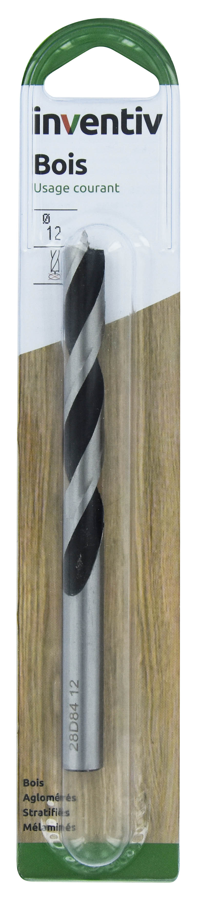 Mèche bois Ø3 L170 x 50 mm - INVENTIV
