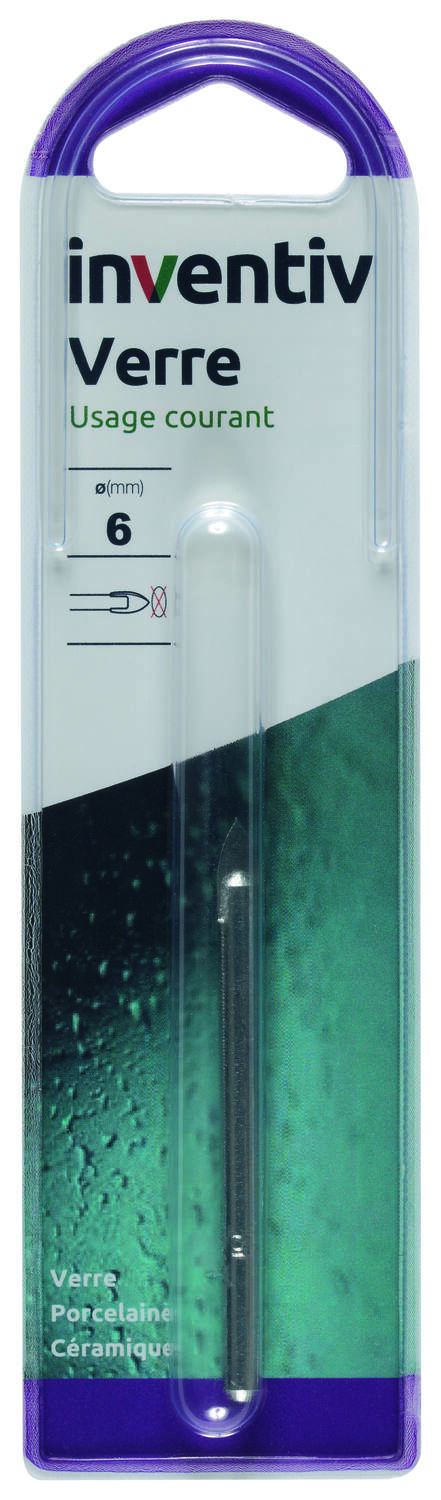 Foret verre Ø6 mm - INVENTIV