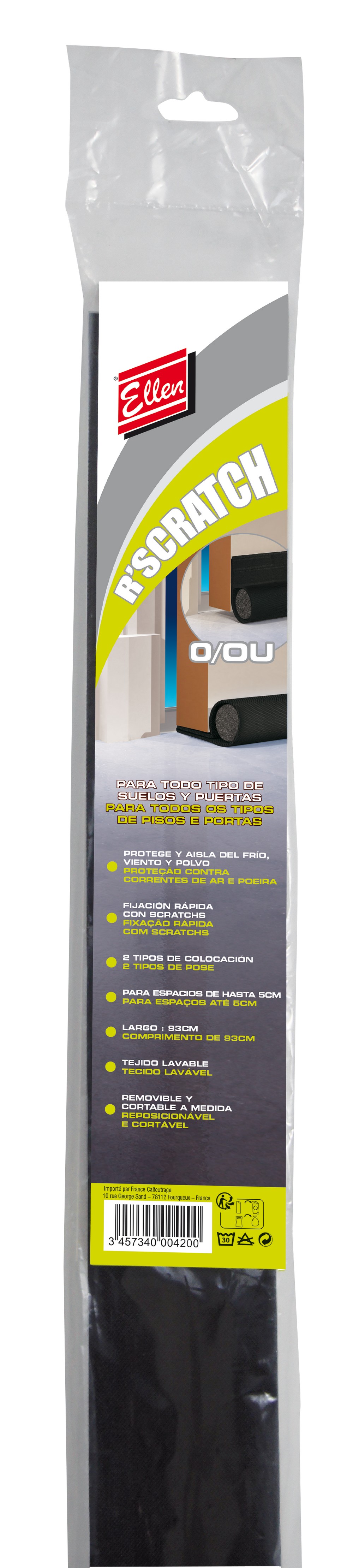 Dessous de porte R'SCRATCH, 93 cm