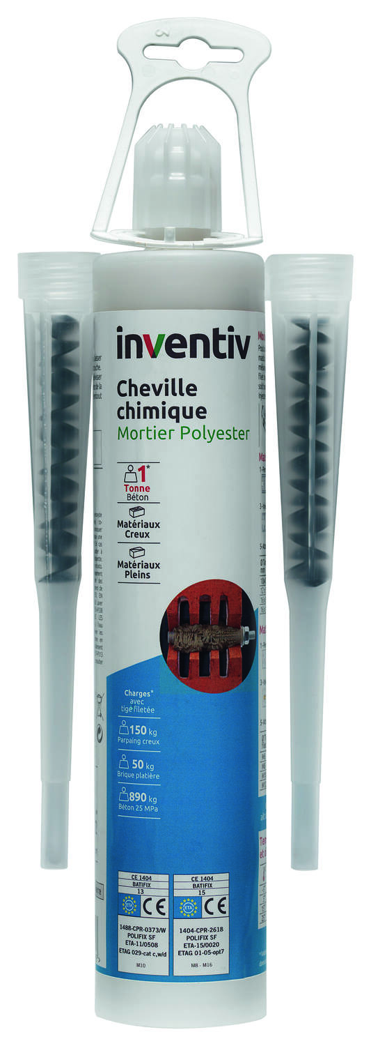 Cartouche de scellement chimique polyester 300ml – INVENTIV