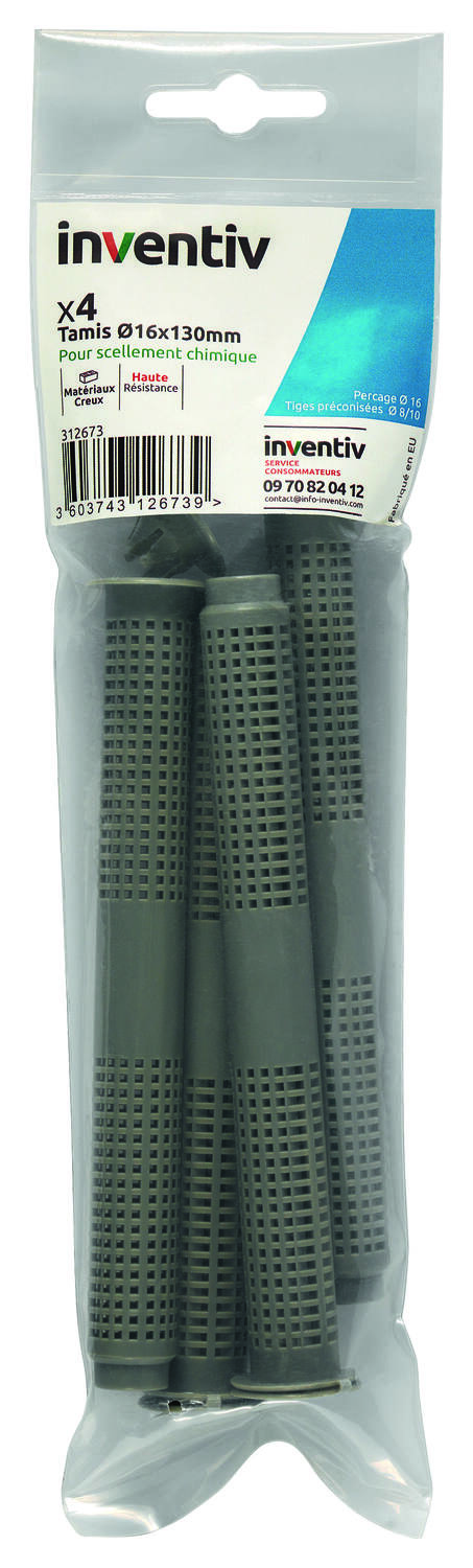 Tamis cone centreur ∅16x130 x4 - INVENTIV