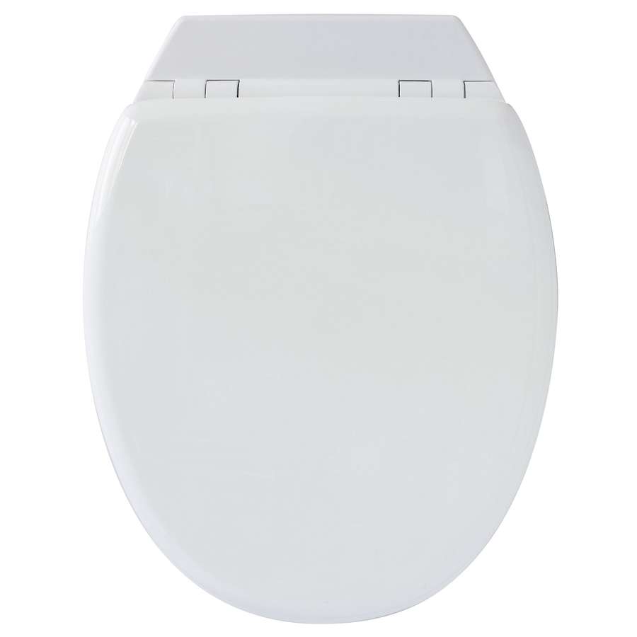 Abattant WC Sleepy Poudre de Bambou Blanc - INVENTIV