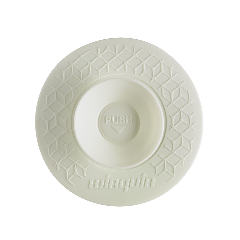 Bouchon silicone universel 2 en 1 Ø110 mm blanc - WIRQUIN