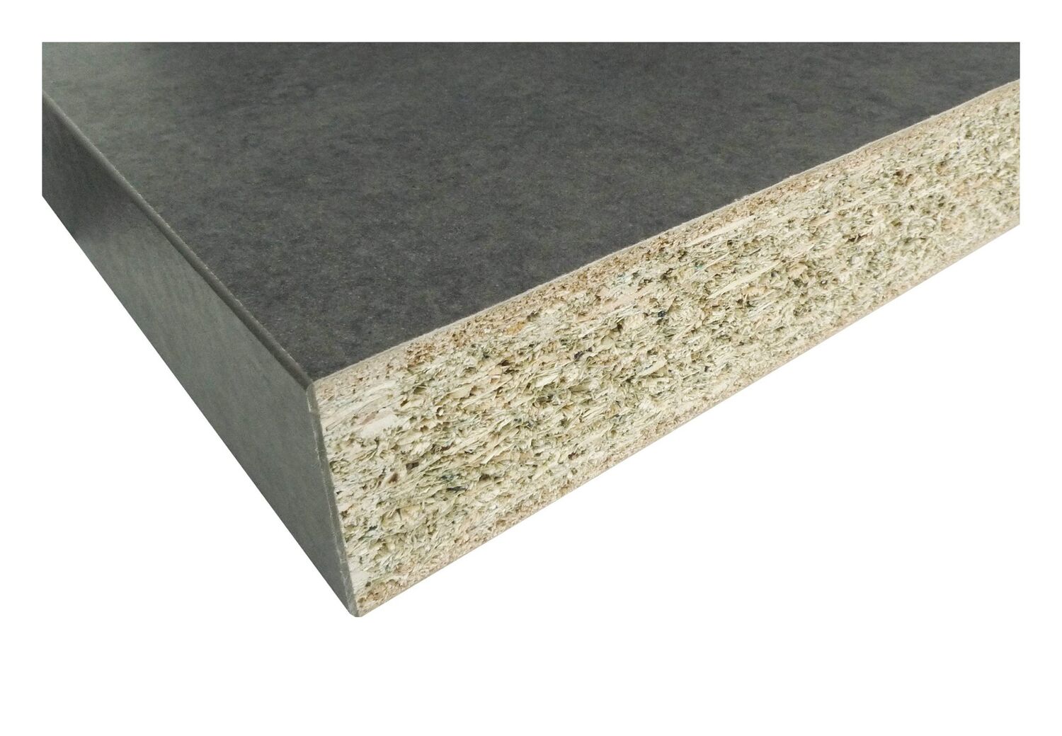 Plan de Travail Stratifié HPL Pierre Graphite 304x64x3,8cm - SUP BOIS