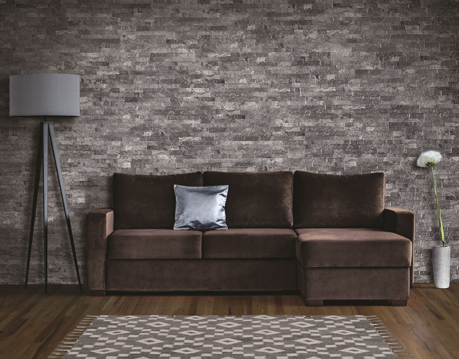 Plaquette  Parement Lucera Grey