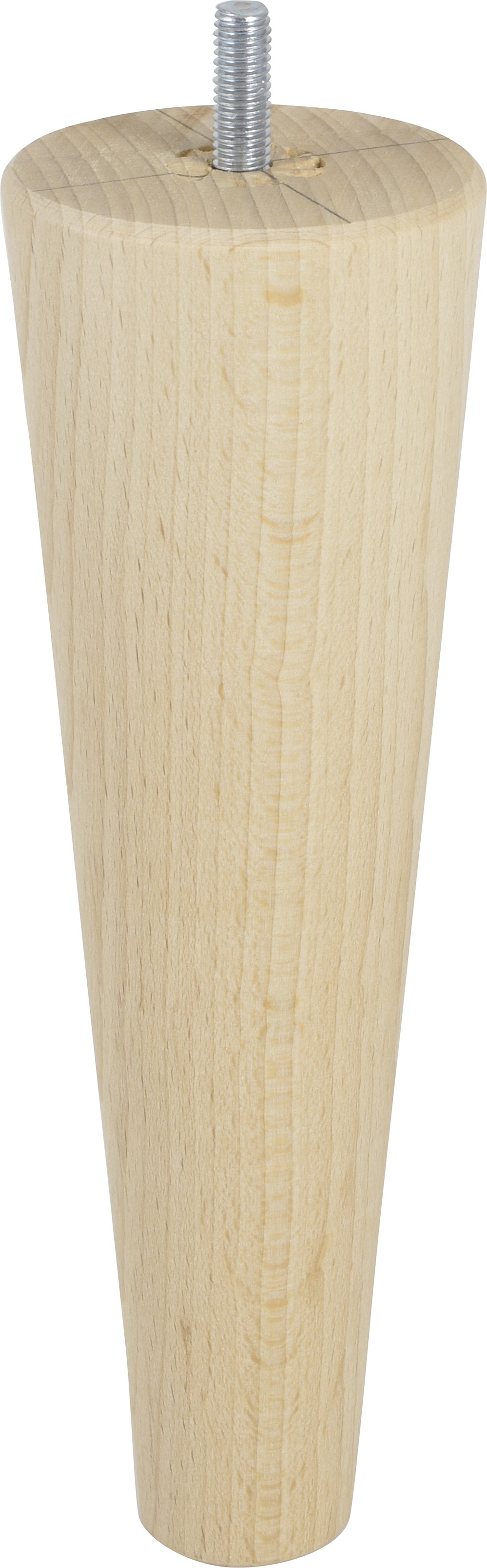 Pied de lit fuseau brut H.200 Ø60mm - BAR PLUS