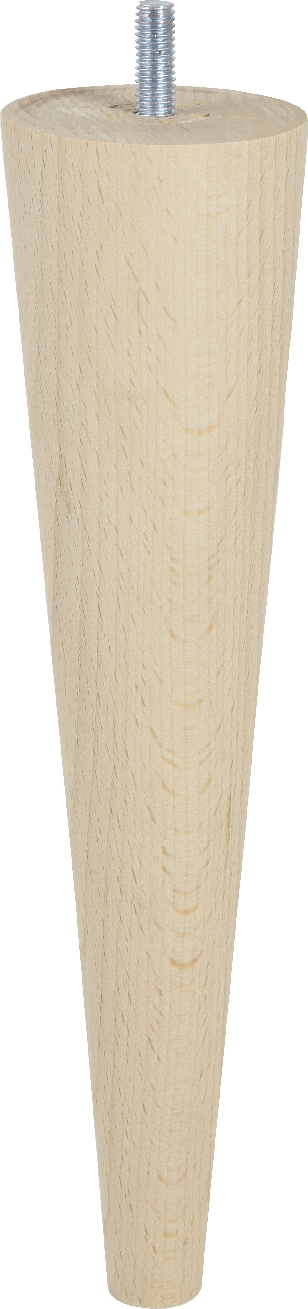 Pied de lit fuseau fin brut H.250 Ø58mm - BAR PLUS