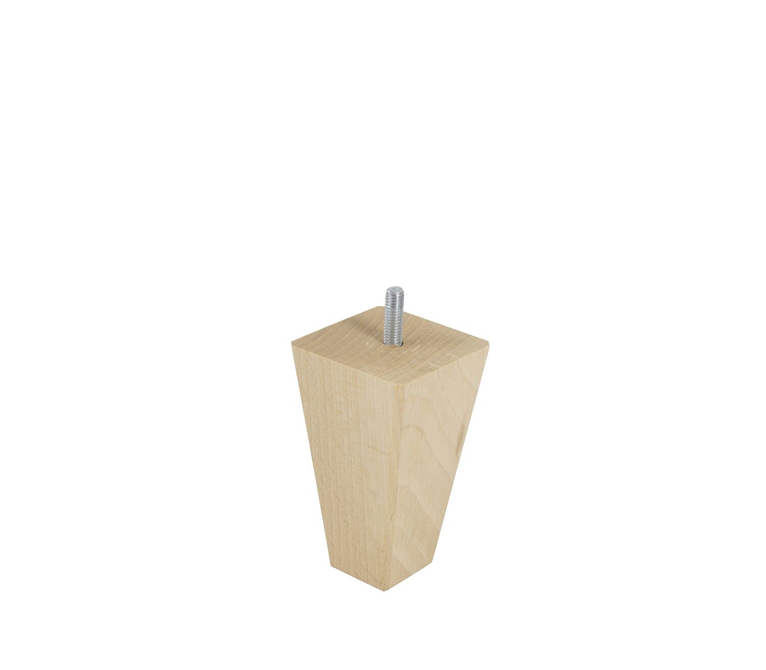 Pied de meuble pyramide brut H.100 60x60mm - BAR PLUS