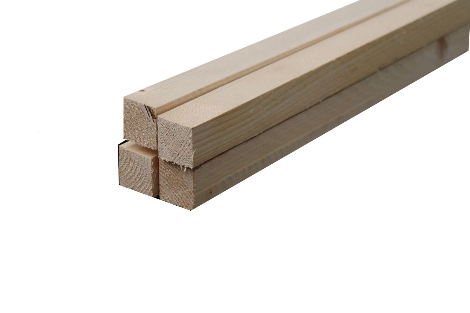 Tasseaux bruts Nord Sapin Epicéa Nord 35x35mm L.2m
