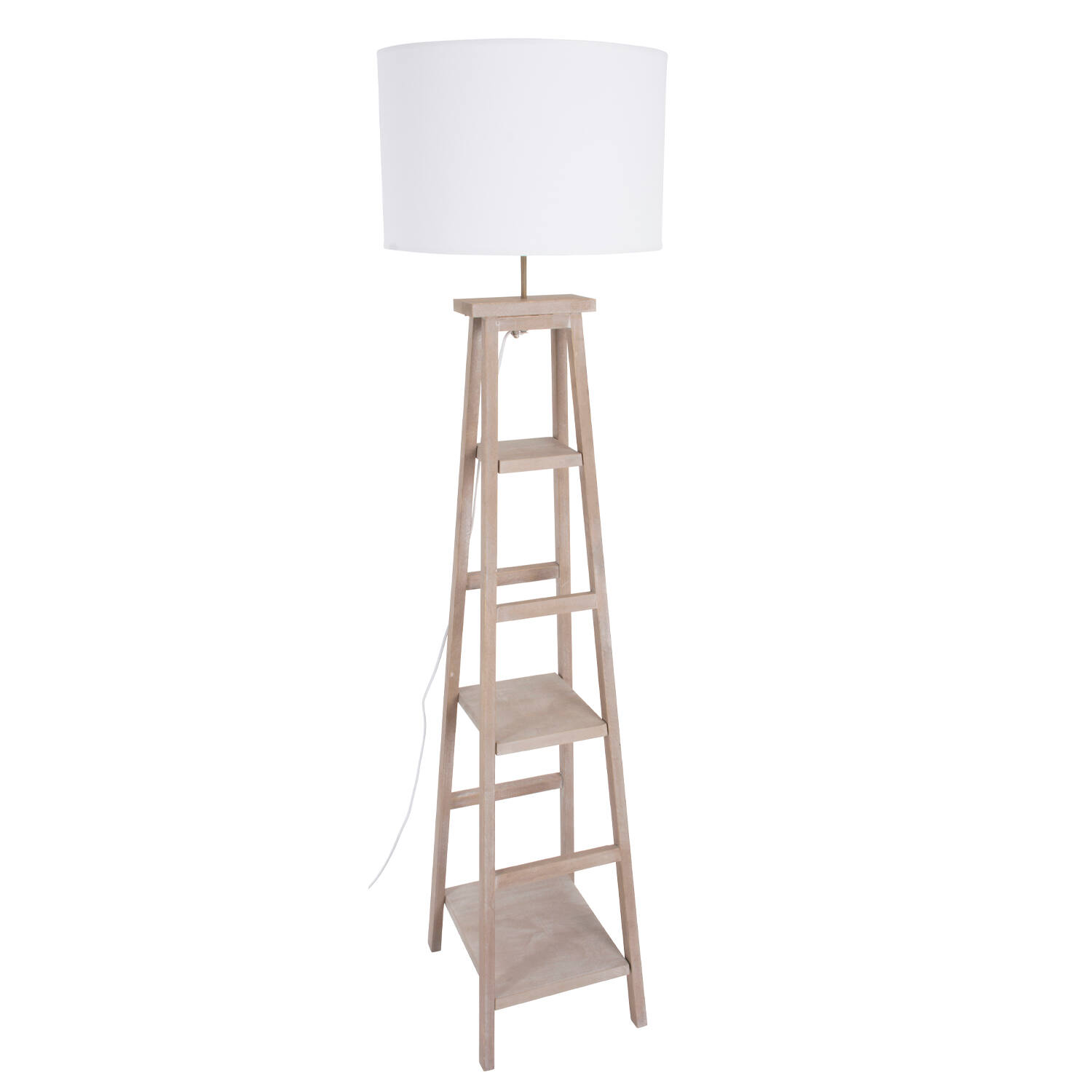 Lampadaire Booky Bois Naturel 162cm E27 - COREP