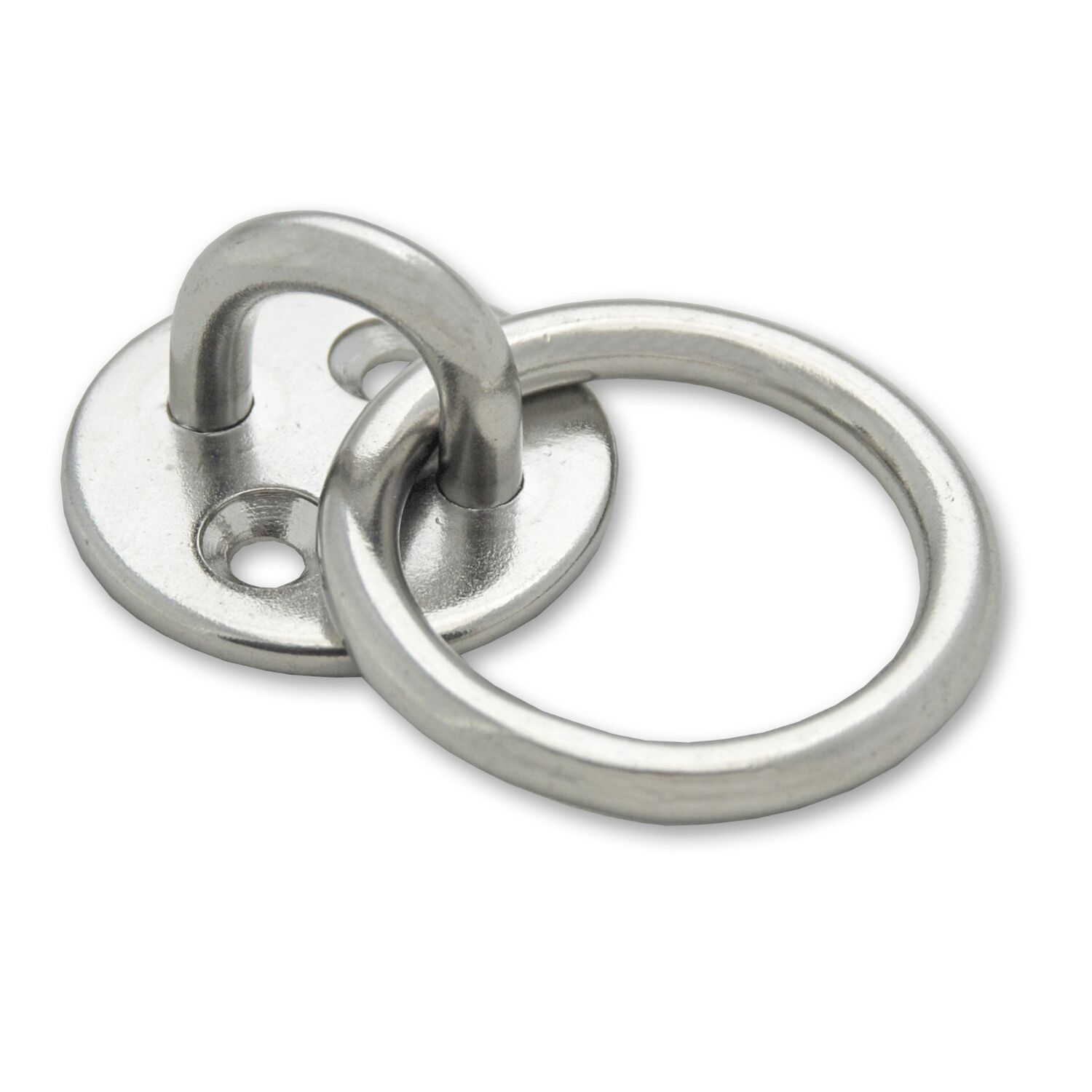 2 Platines rondes avec anneau mobile