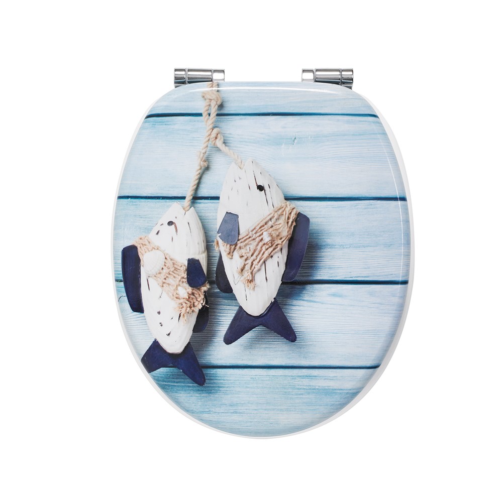 Abattant trendy line Fish frein du chute - WIRQUIN