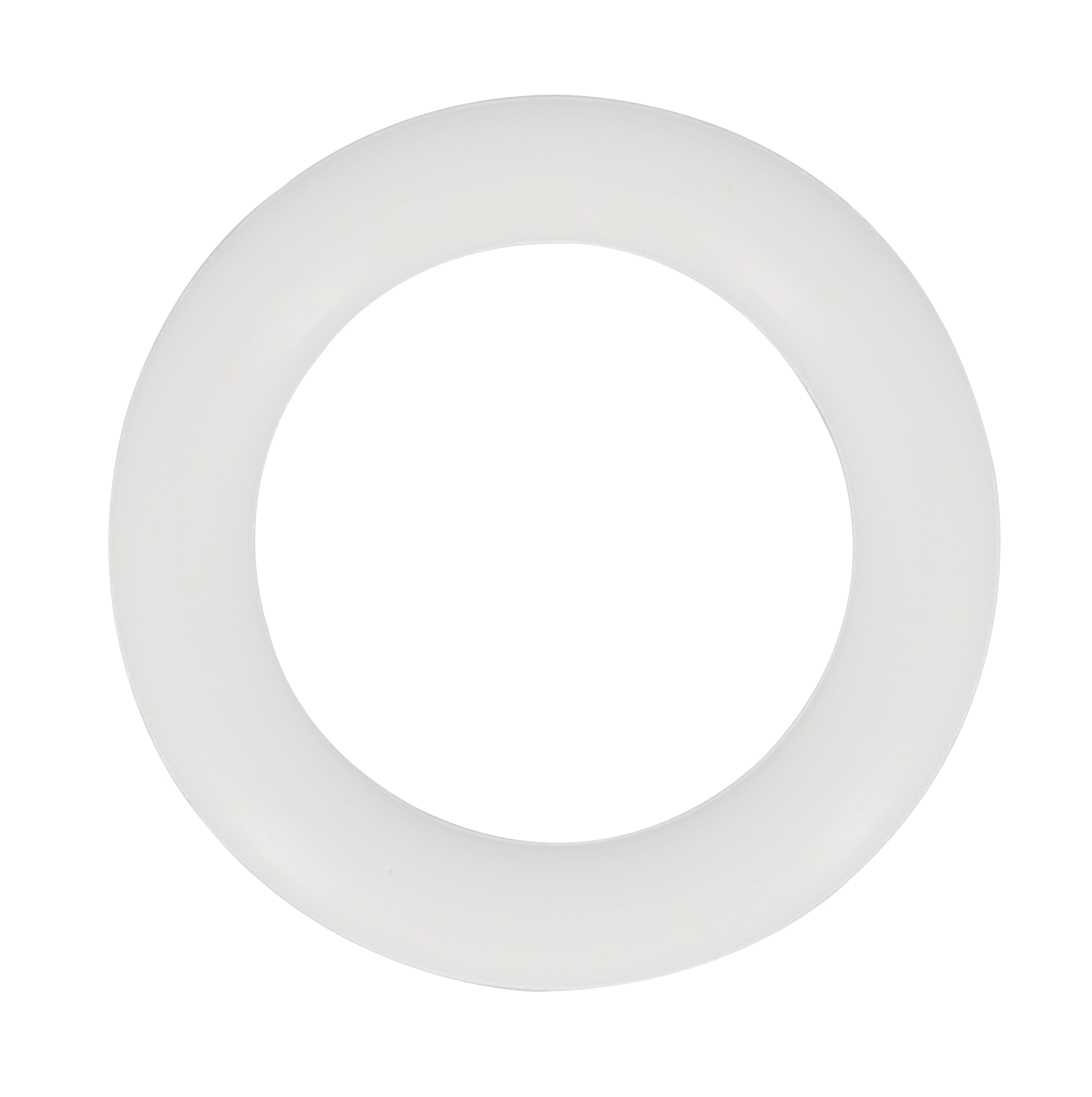 Lot de 10 anneaux en plastique 56 mm pour tringle à rideaux Ø28 blanc - INVENTIV