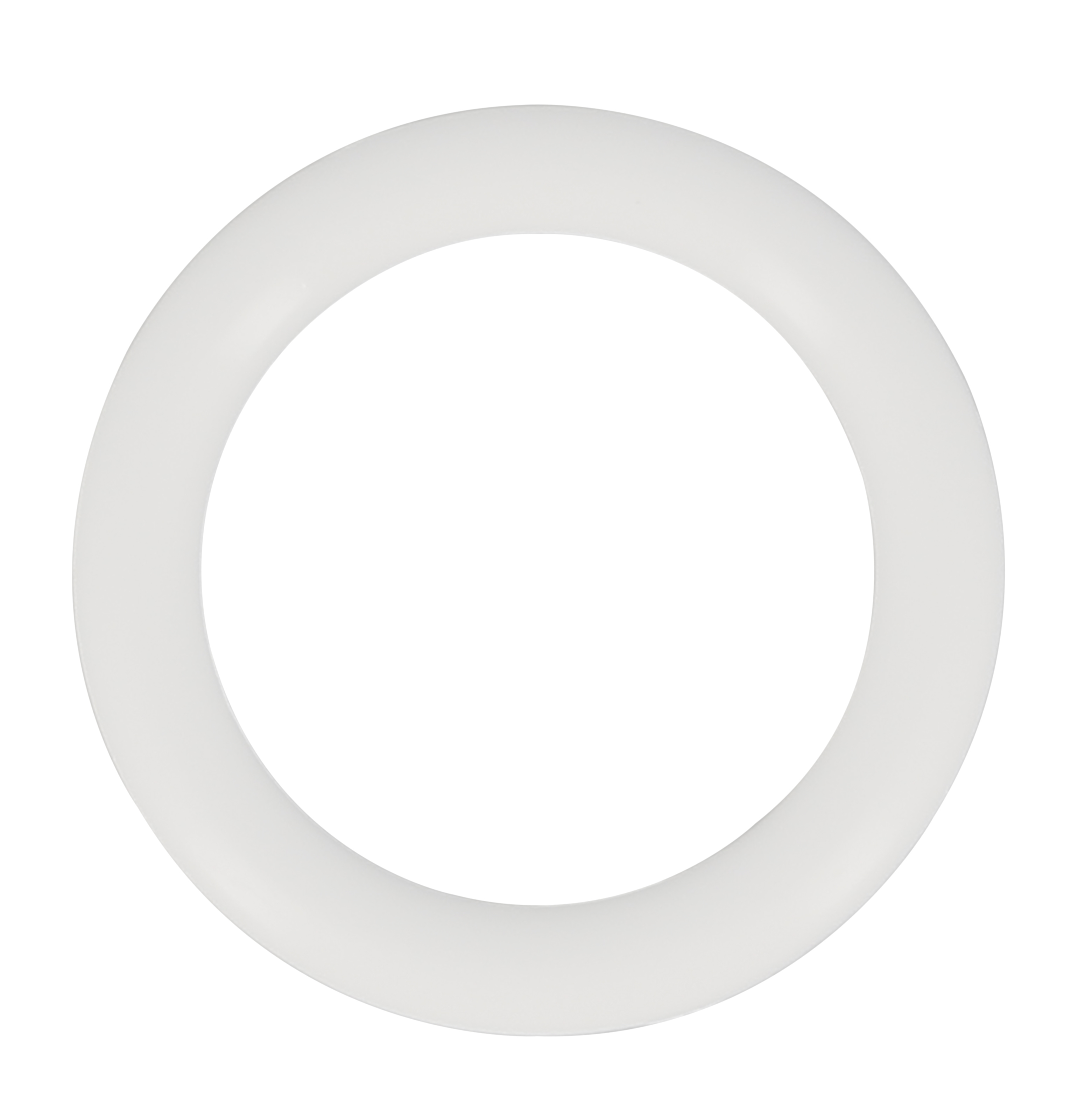 Lot de 10 anneaux en plastique 70 mm pour tringle à rideaux Ø35 blanc -  Lot de 10 anneaux en plastique 70 mm pour tringle à rideaux Ø35 blanc - INVENTIV