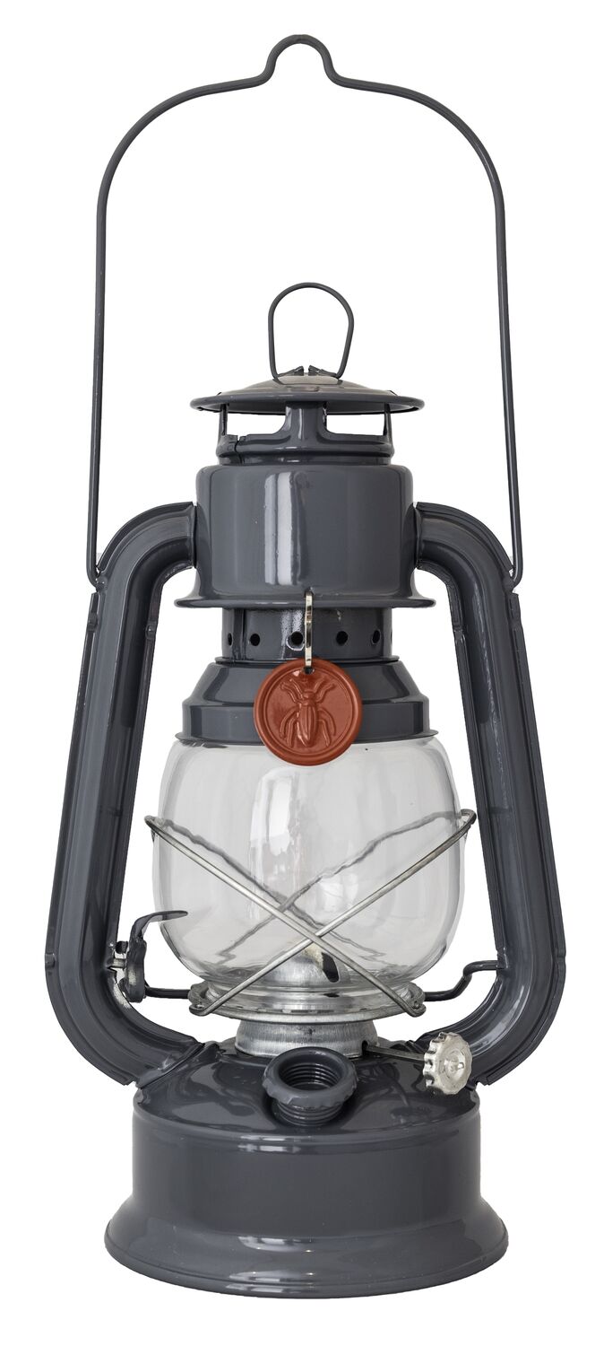 Lampe tempête à huile en métal galvanisé - gris - GUILLOUARD