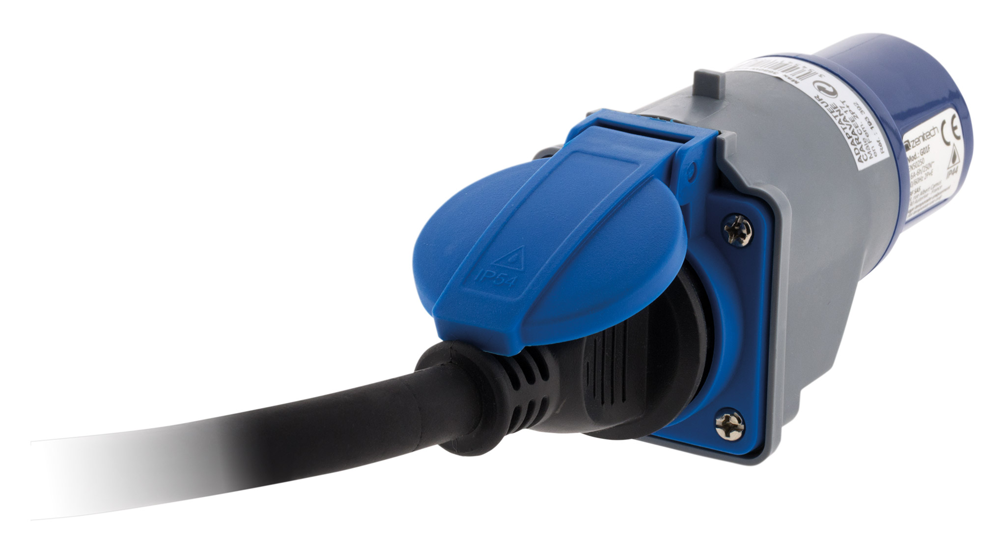 ADAPTATEUR CARAVANE FEM 2P+T 16A/MALE CEE 17 IP44