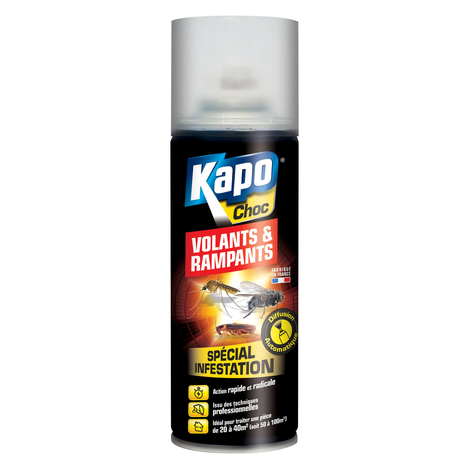 Aérosol à Diffusion Continue Tous Insectes 200ml - K.PRO