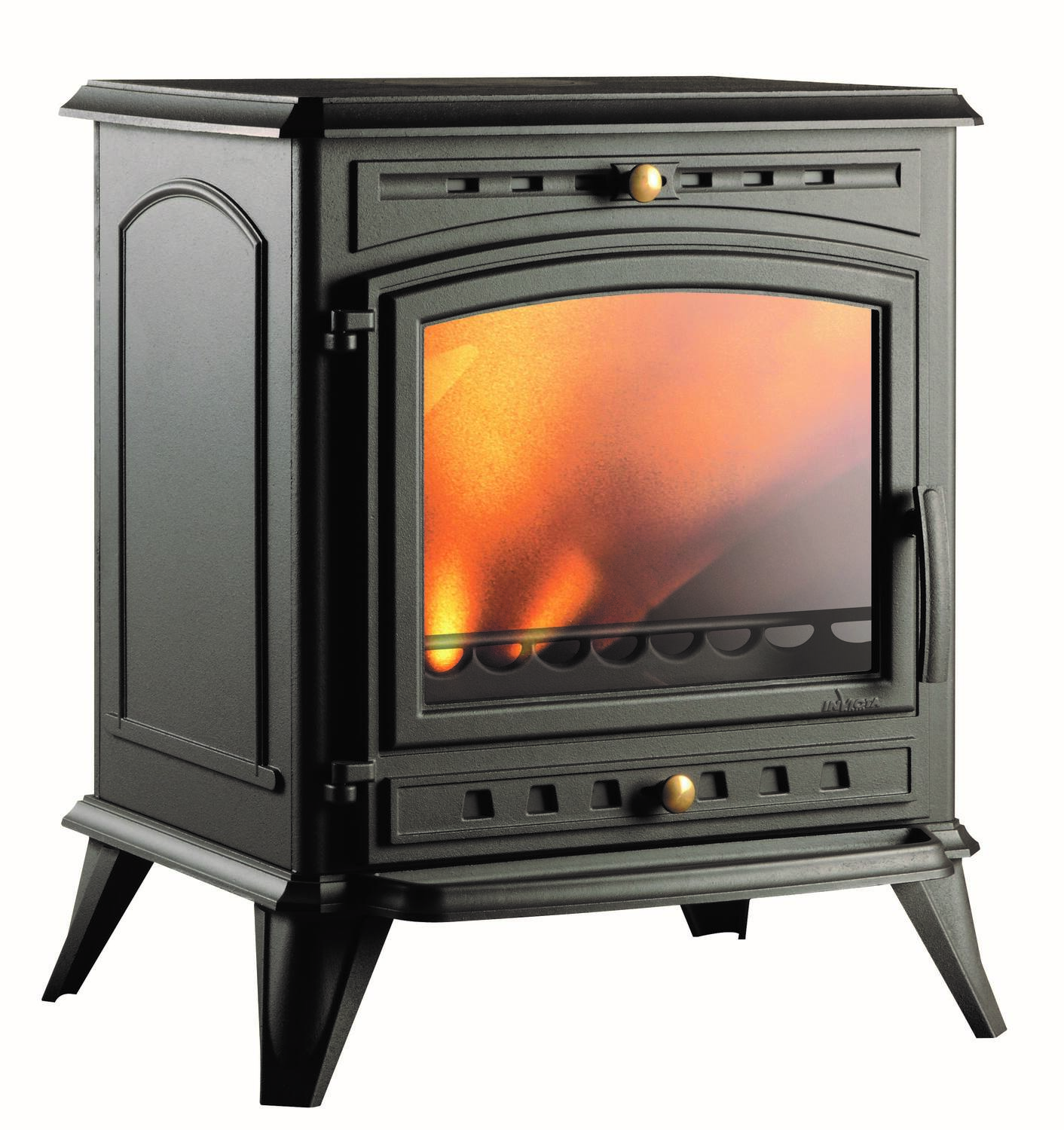 Poêle à Bois en fonte Altéa 5-12kW Bûches 50cm - INVICTA