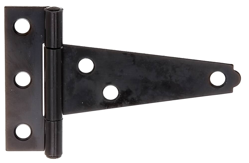 Penture Anglaise légère + goupille rivetée Ø5,5mm 2,9x7,5cm noir - ALBERTS