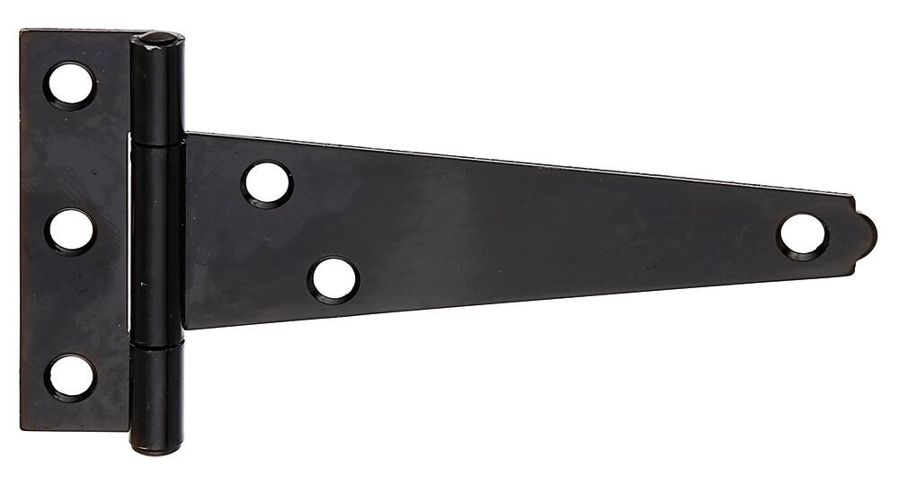 Penture Anglaise légère + goupille rivetée Ø5,5mm 2,9x10cm noir - ALBERTS