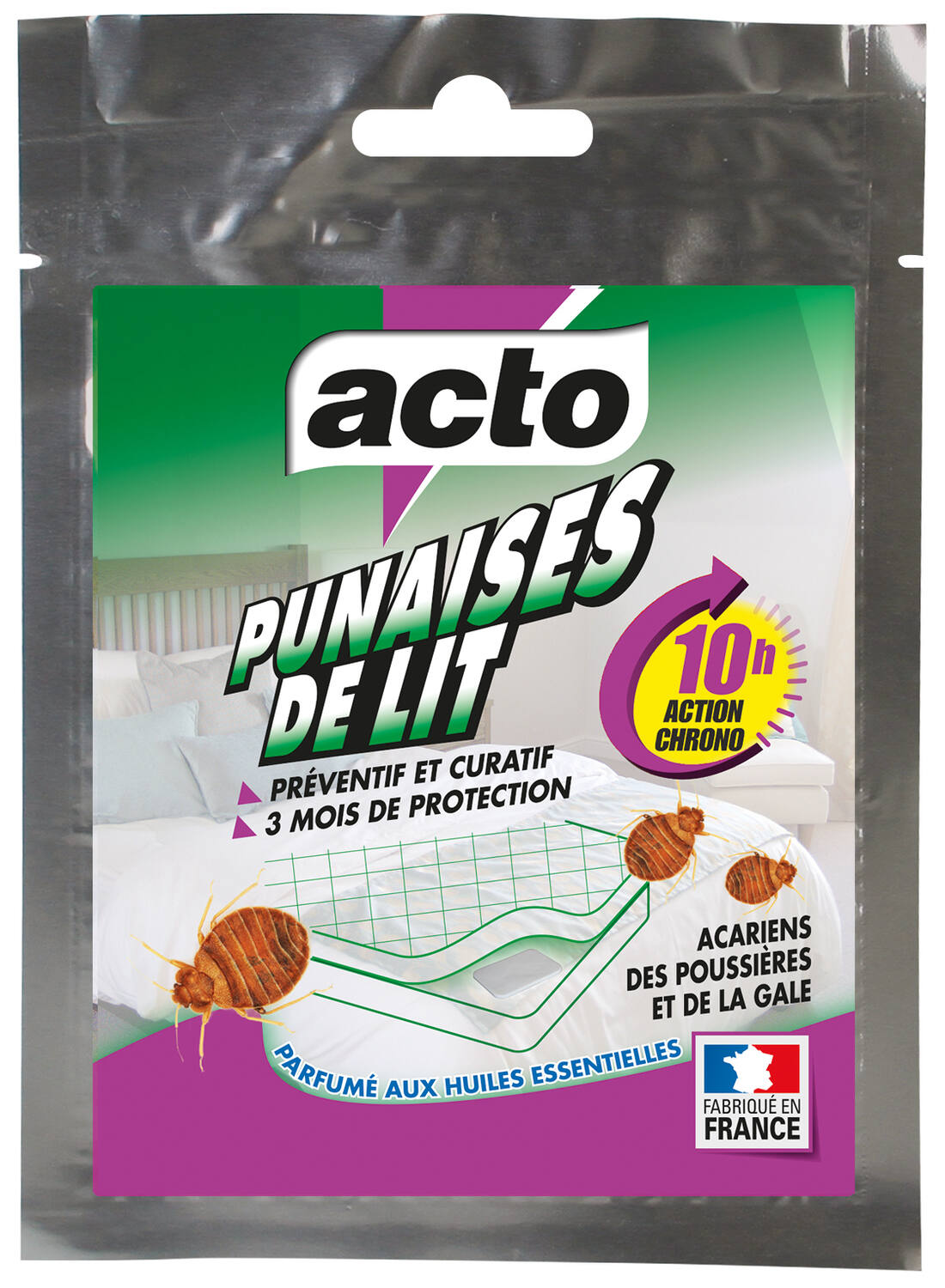 Plaquette Punaises de lit et Acariens