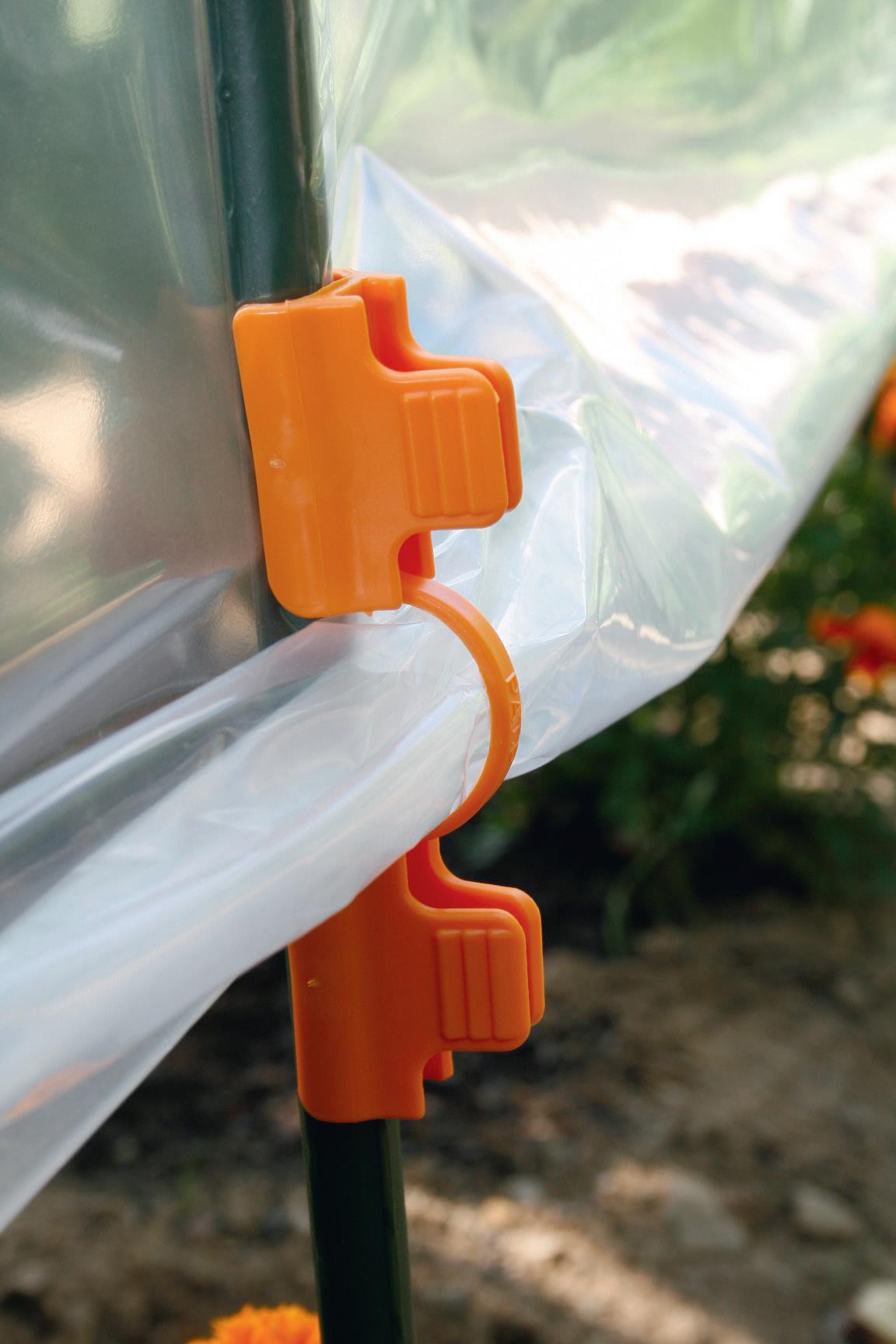 Clips pour les tuteurs tomates arceaux