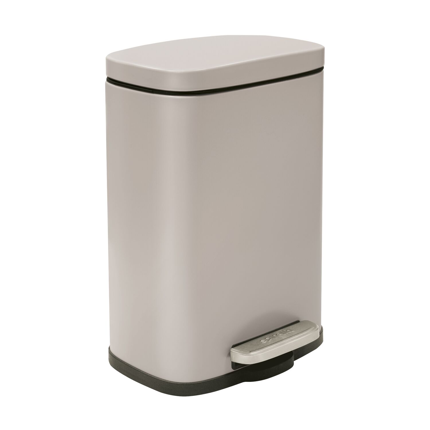 Poubelle de salle de bain Akira taupe 5L SPIRELLA