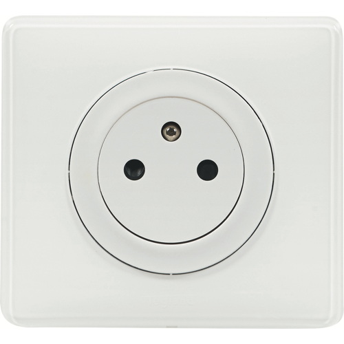 Prise de courant 16A 2 P+T Céliane blanc - LEGRAND