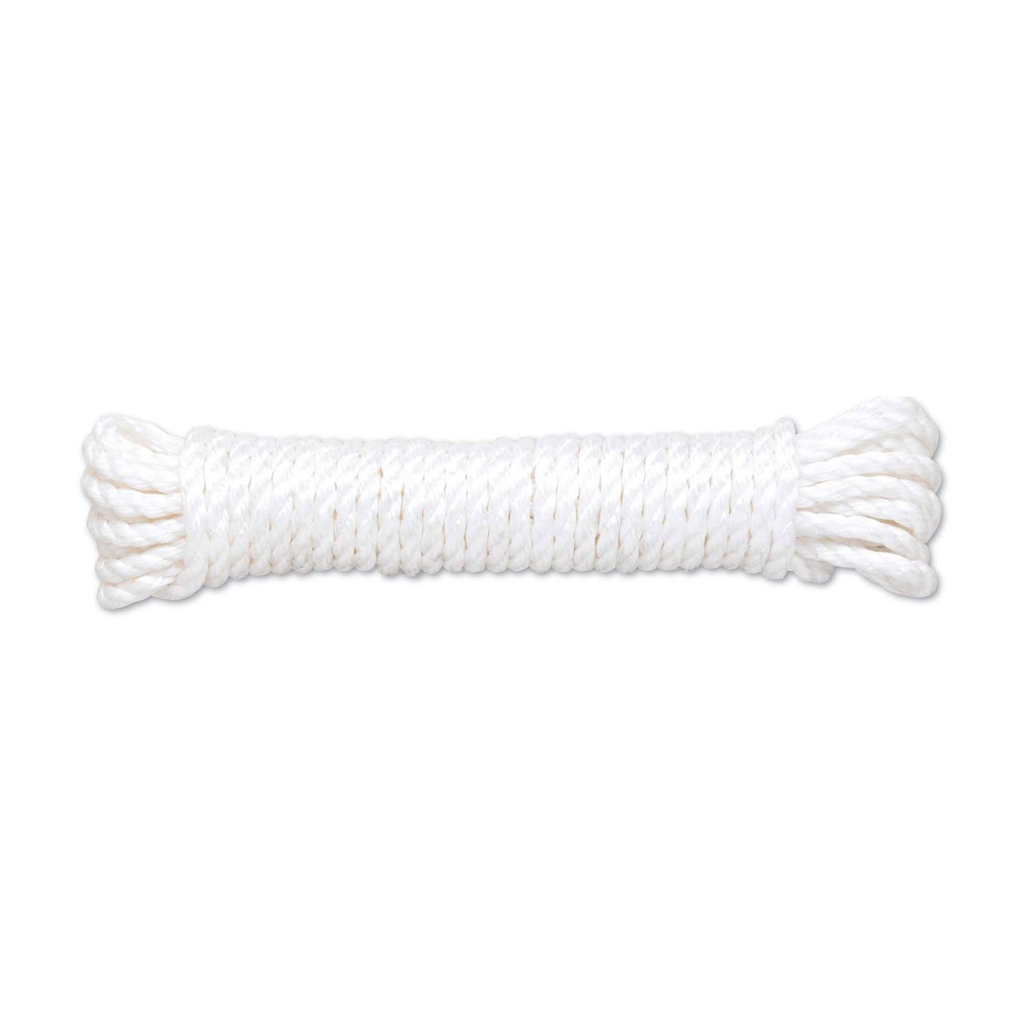 Cordage câblé polypropylène blanc Ø 6mm L. 10 m résistance 4