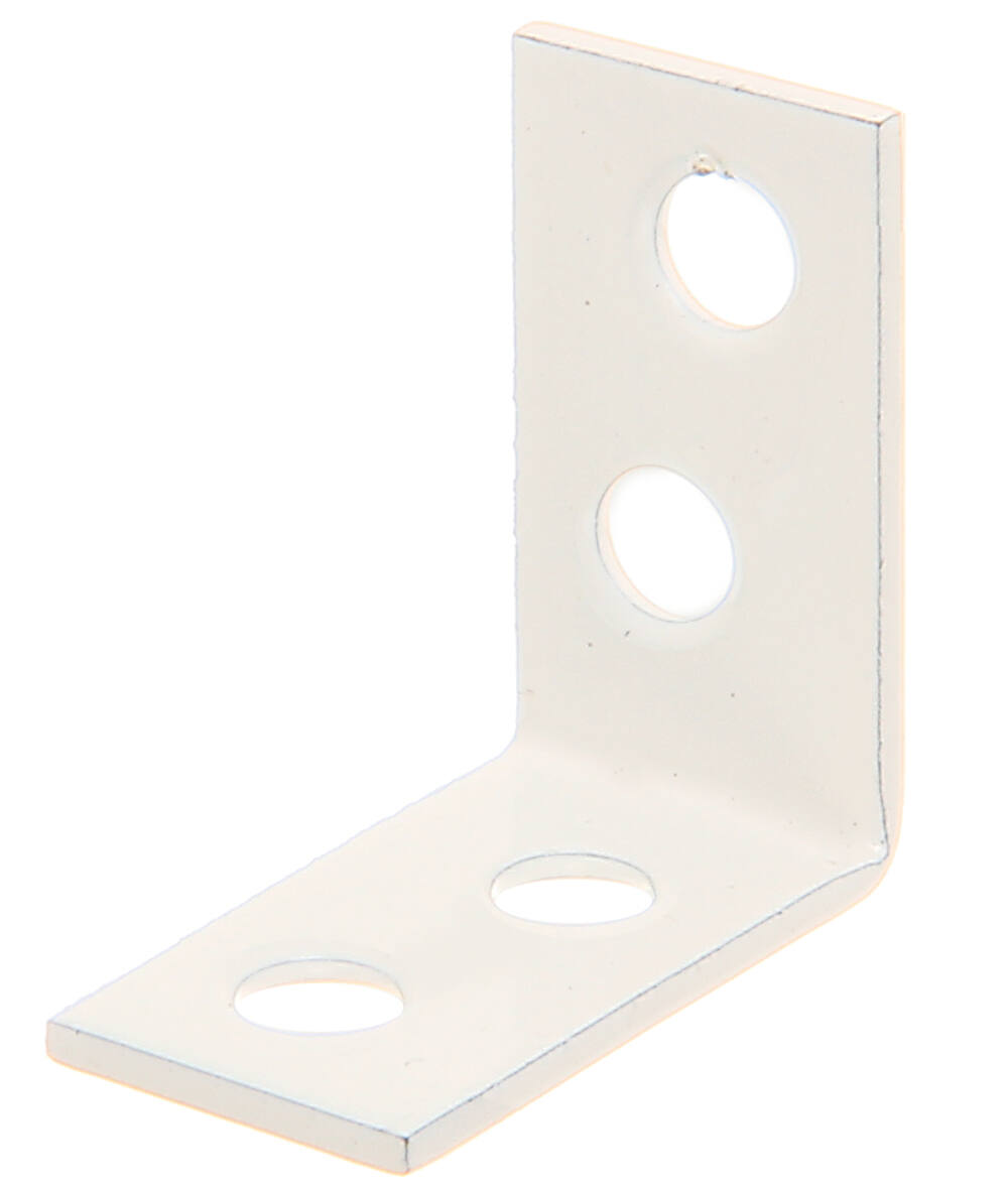 Équerre de chaise blanche 60x60x16mm - ALBERTS