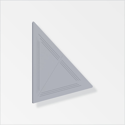 Goussets alu 60 x 60 mm