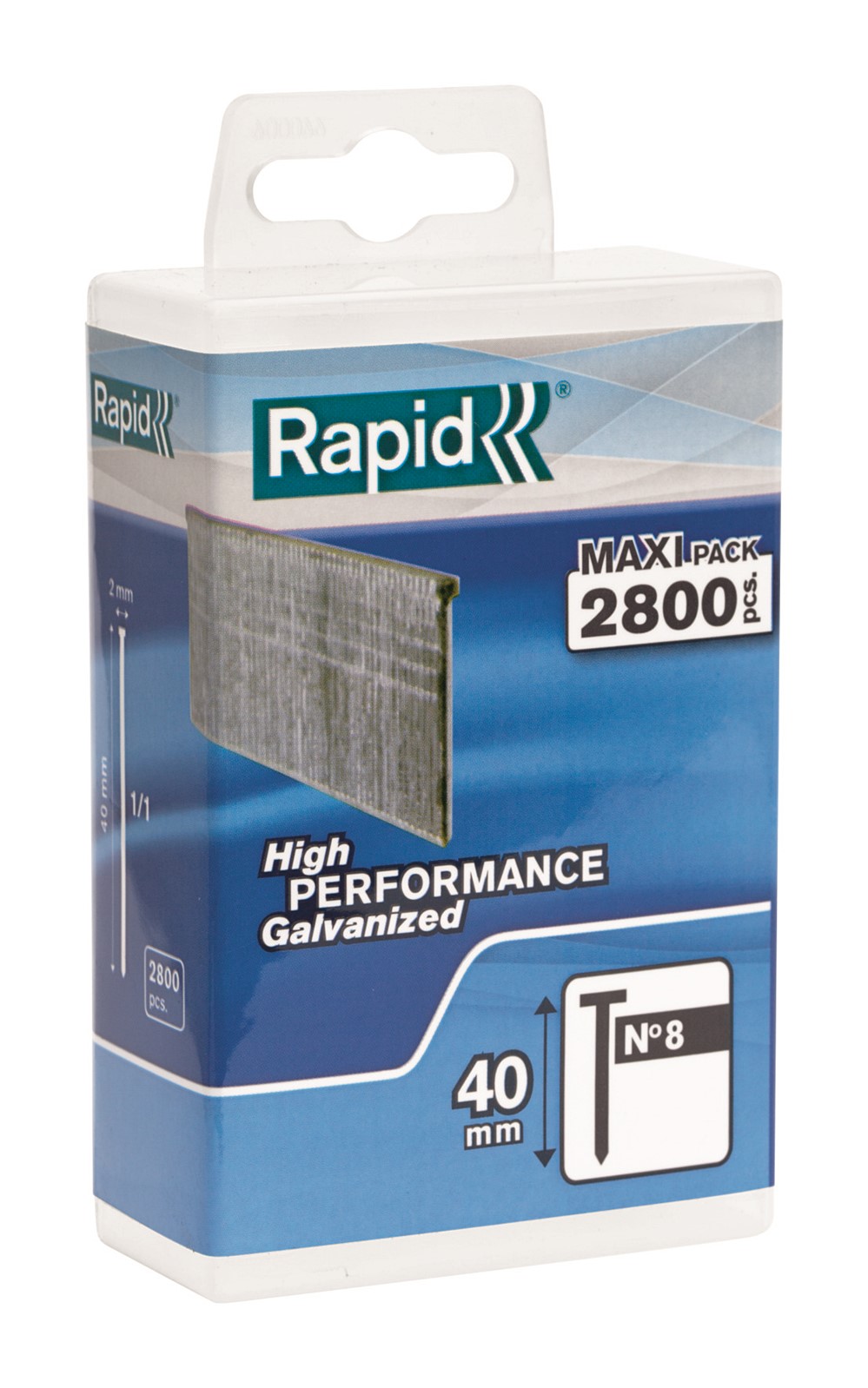 Pointes galvanisées 8/40mm