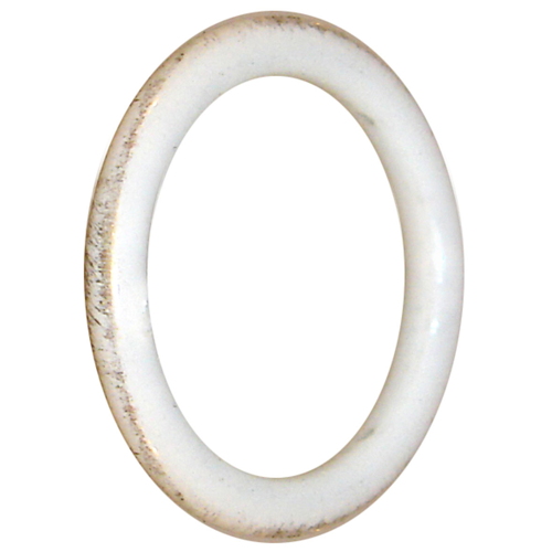 10 anneaux métal Ø42 pour tringle Ø20 blanc patiné MOBOIS