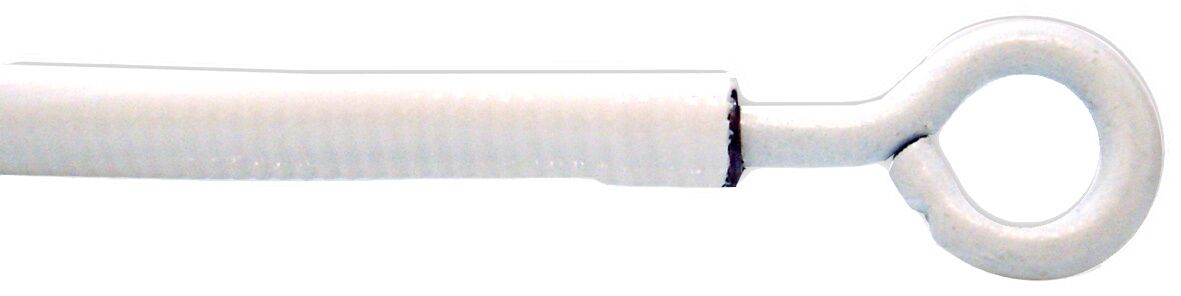 1 tringle à ressort 5m00 gainée blanc + 8 pitons MOBOIS