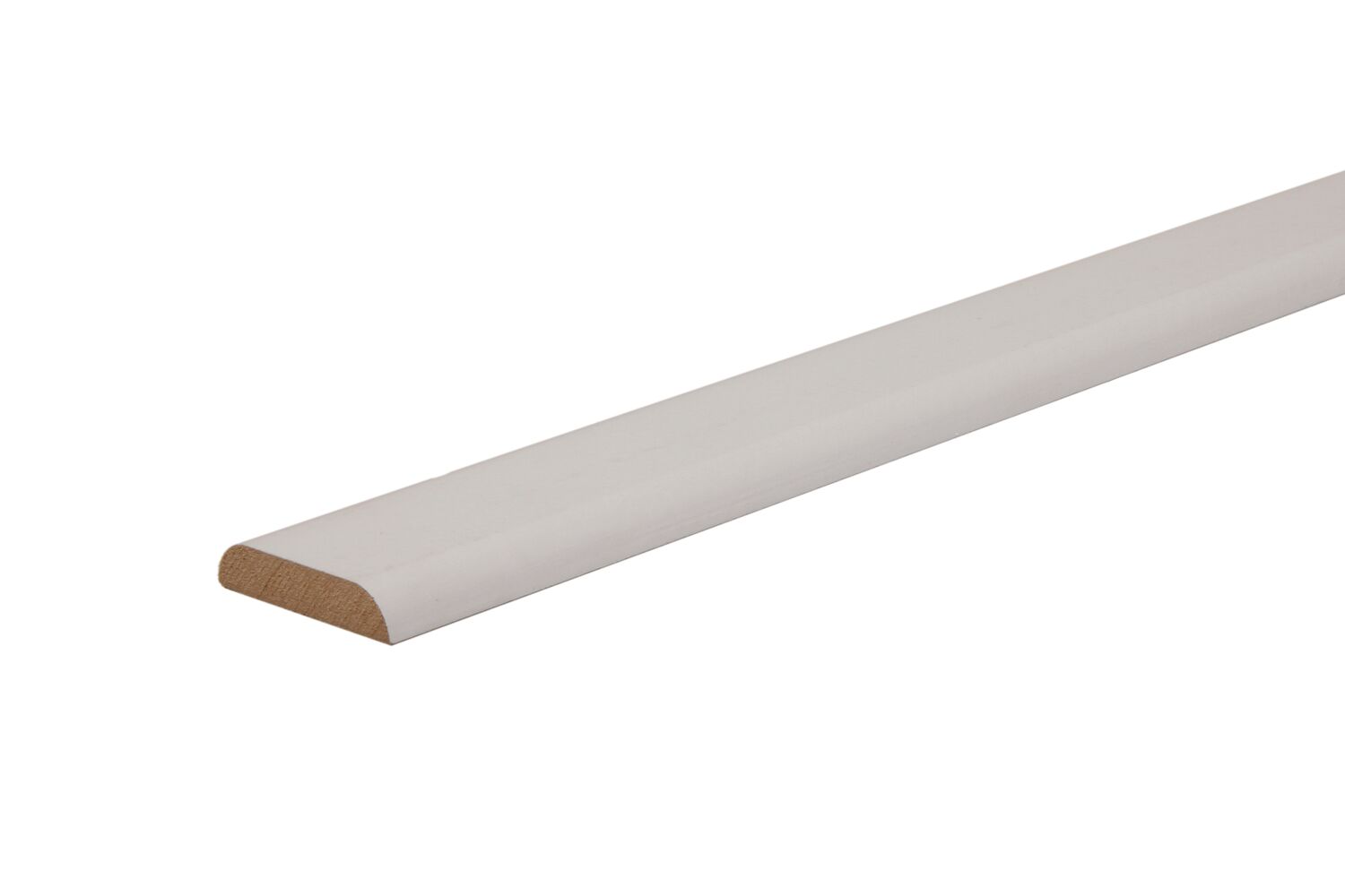 Chant plat 4 x 28 mm prépeint blanc Longueur 2,44m