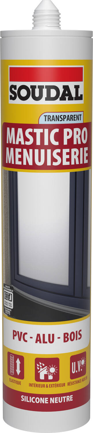 Silicone menuiserie neutre snjf transparent 280ml