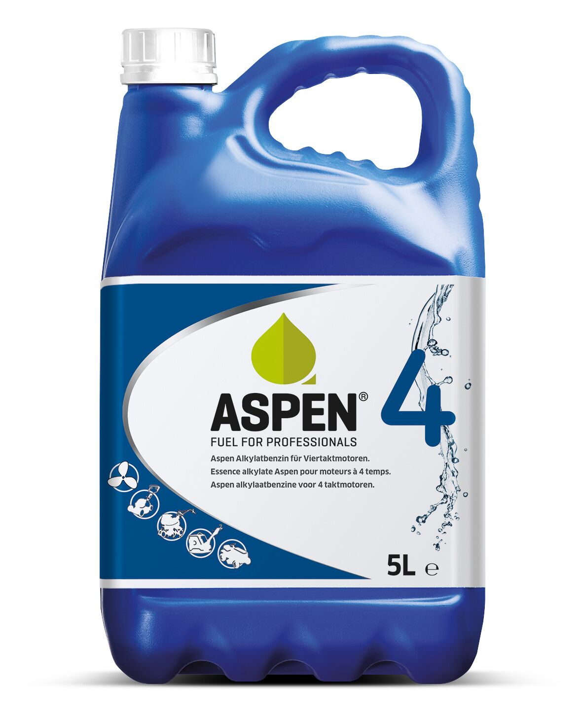 Essence alkylate pour moteur 4 temps 5L ASPEN