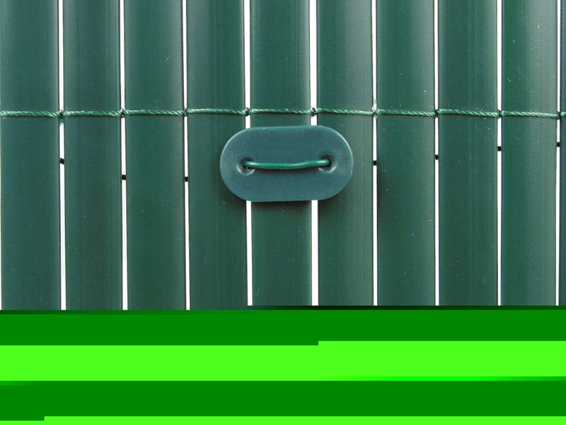 26 fixations pour canisses Fixcane Vert - INTERMAS