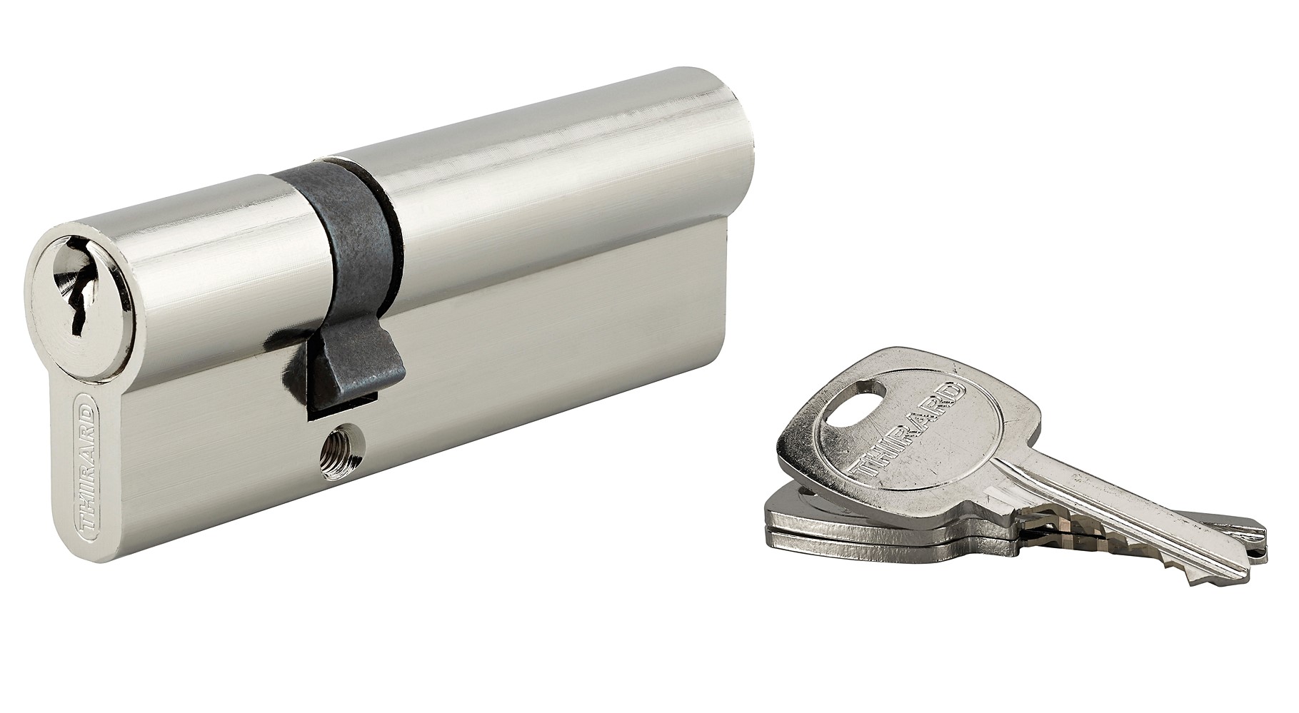 Cylindre profilé std nickelé 30x60mm