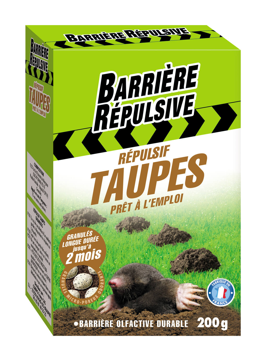 Répulsif Taupes - Granulés prêts à l'emploi 200gr