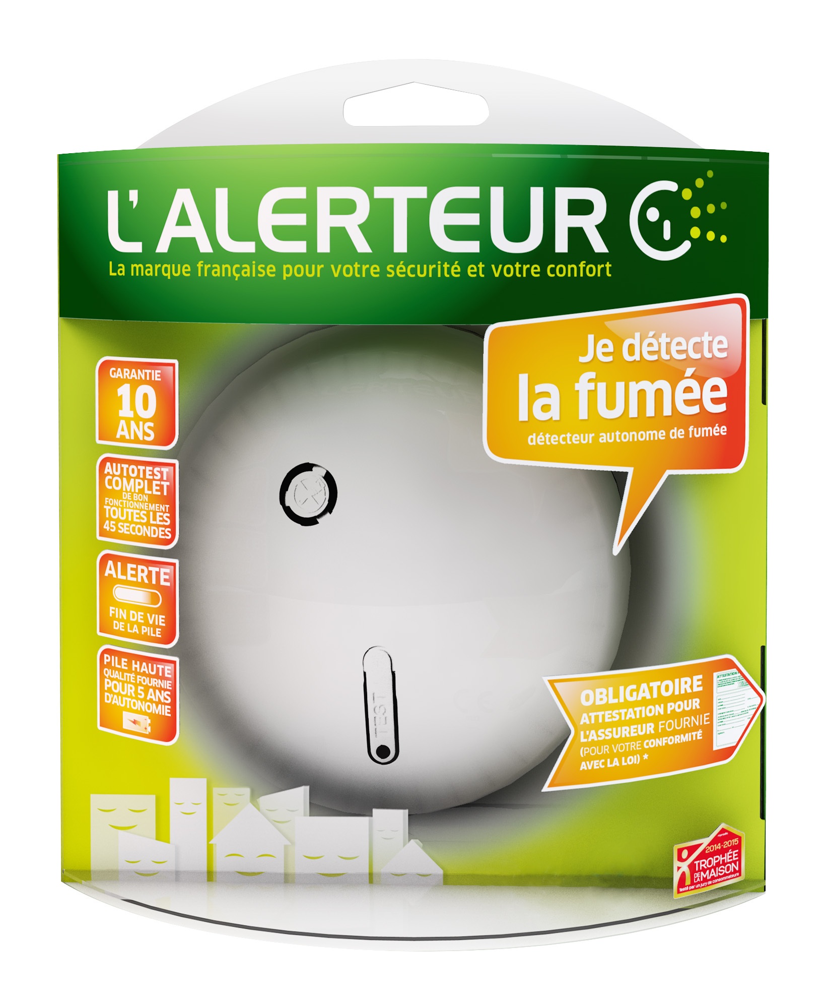 Détecteur de fumée - ALERTEUR