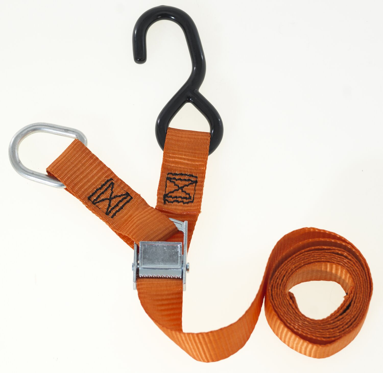 Sangle Coffre de Voiture Polyester 1,5m Orange