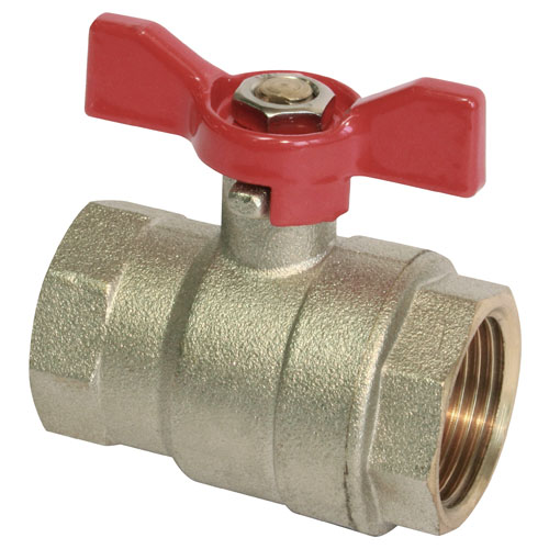 Vanne à sphère ACS Passage intégral - FF 15/21 Papillon