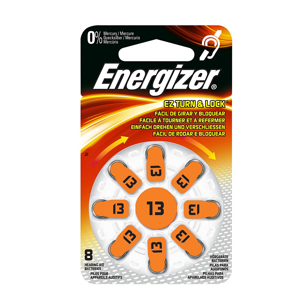 Pile auditive EZ13 1.4V x8 Energizer