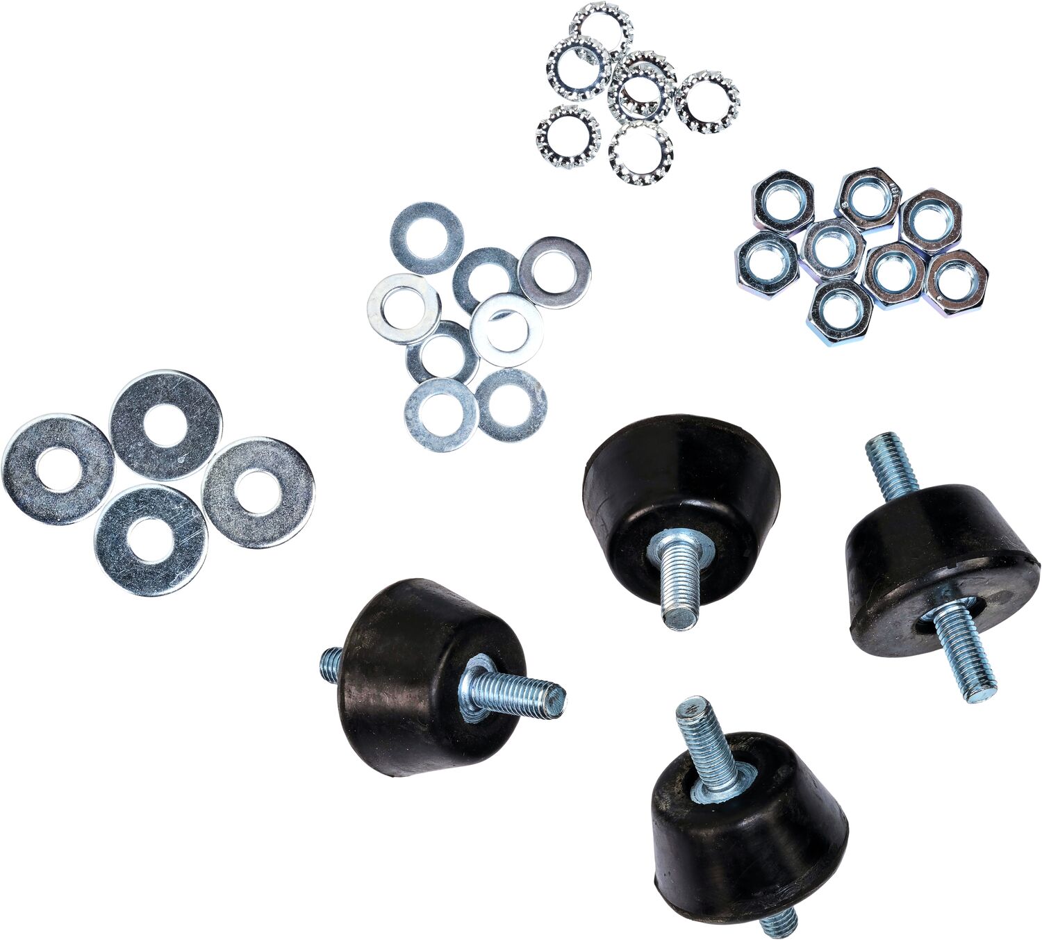 Lot de 4 plots anti vibratoires Qlima