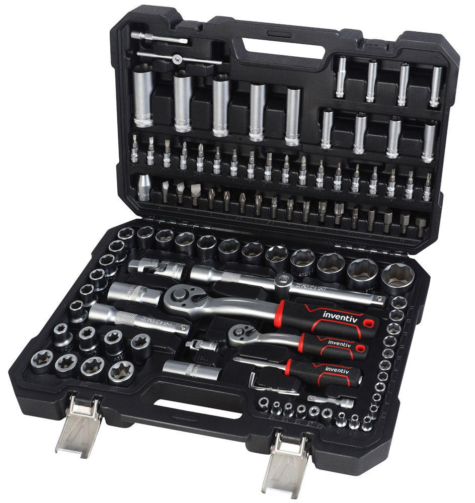 Coffret douilles 108 pièces 1/4