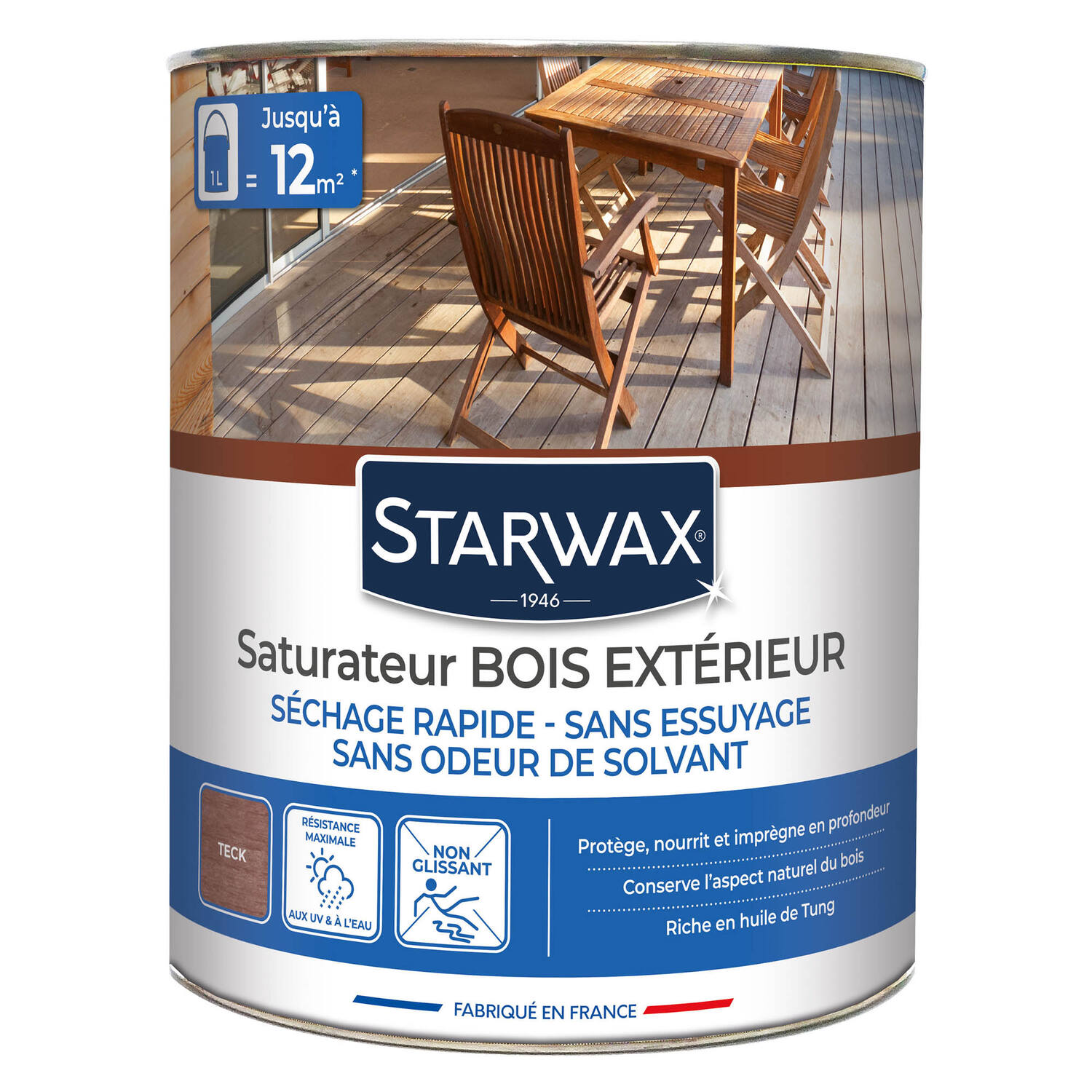 Saturateur app. facile phase aqueuse teck 1L - STARWAX