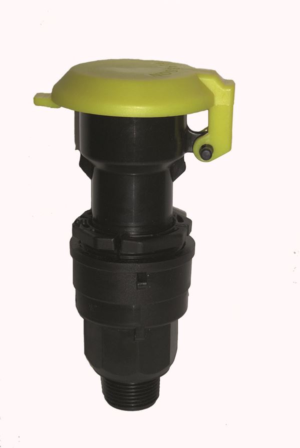 Clapet Vanne Noir/Jaune 20x27 - TECHN'O