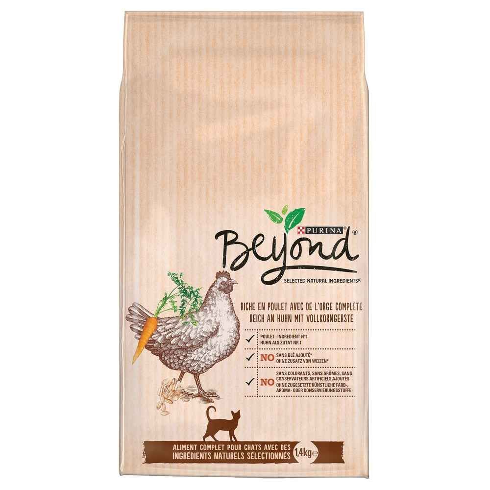 Croquettes au Poulet avec de l'Orge Complète pour Chats - 1,4Kg - BEYOND